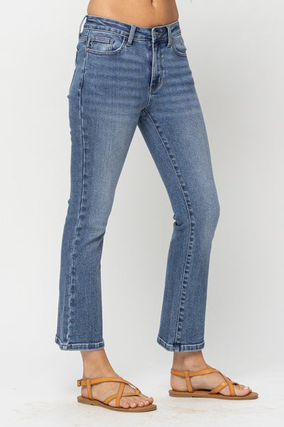 Mid Rise Demi Crop Bootcut