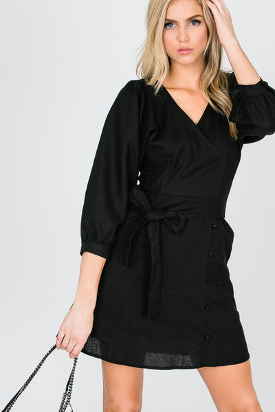 SURPLUS PUFF SLEEVE DRESS