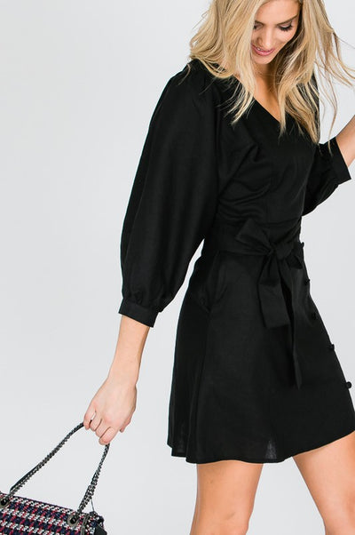 SURPLUS PUFF SLEEVE DRESS