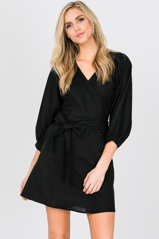SURPLUS PUFF SLEEVE DRESS