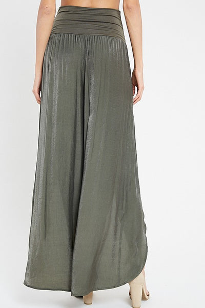 High Slit Flowy Pants