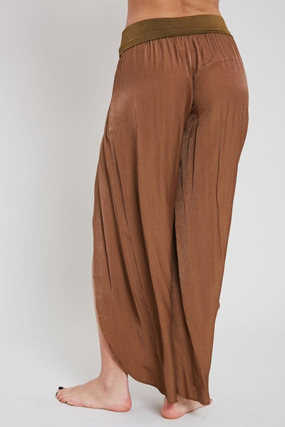 High Slit Flowy Pants