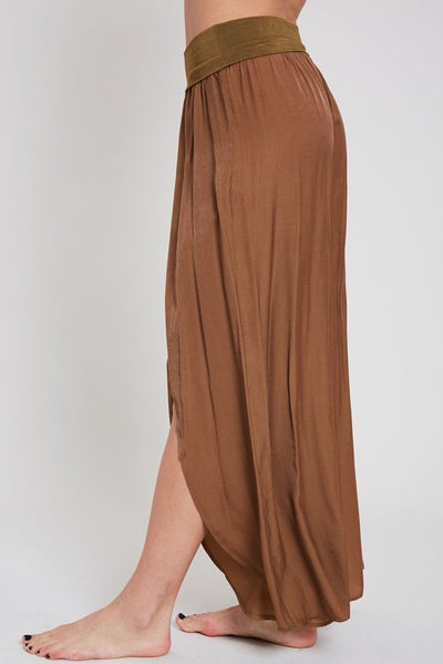 High Slit Flowy Pants
