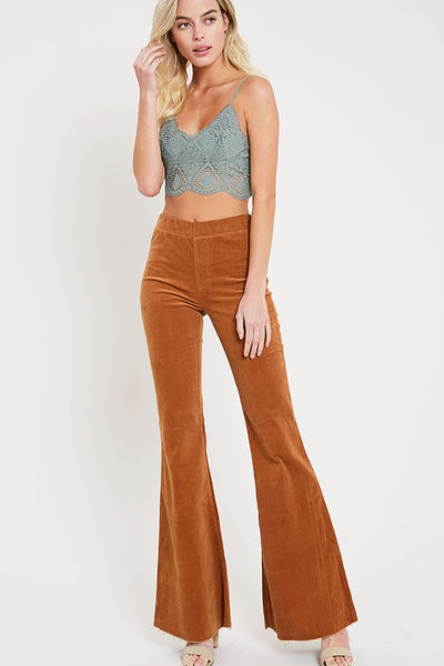 Corduroy Flare Pants