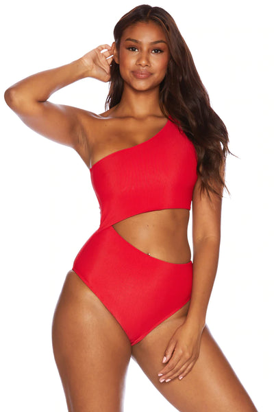 CELINE ONE PIECE RED