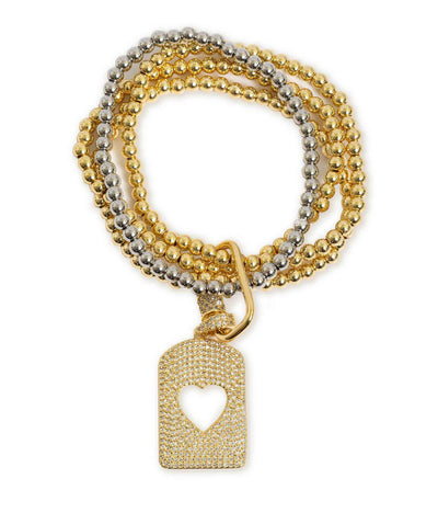 SHE'S ALL HEART BRACELET SET