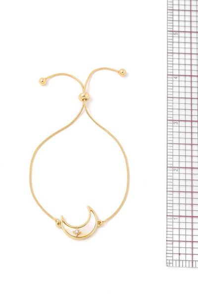 Cresent Moon Adjustable Bracelet