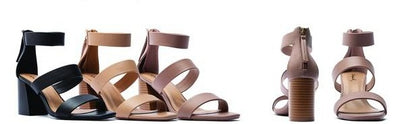 Open Toe Chunky Heel
