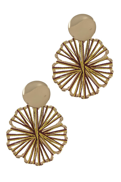 Satin Silky Threaded Fashion Earrings