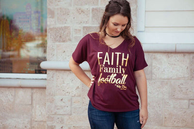 Faith, Family, Football Tee
