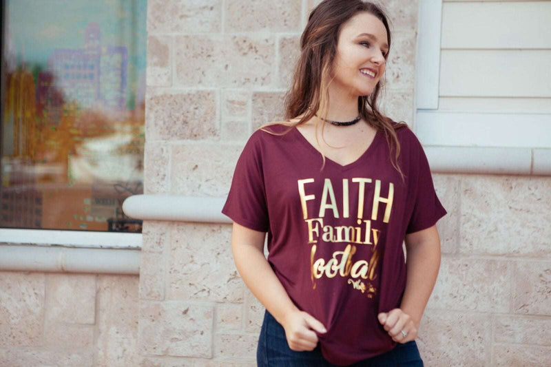 Faith, Family, Football Tee