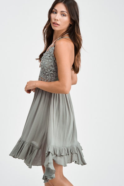 Flower Crochet Breeze Dress