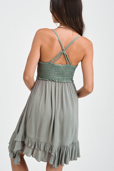 Flower Crochet Breeze Dress