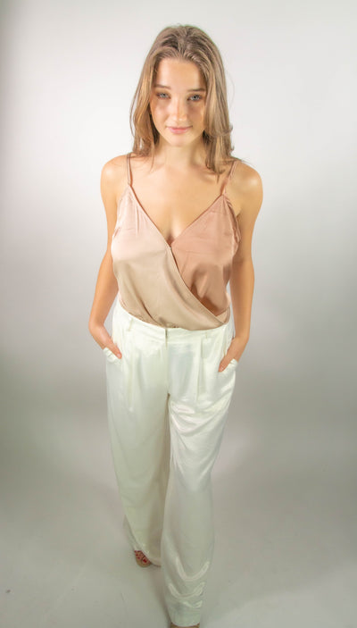 Shimmer with Me White Pants