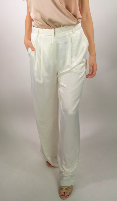 Shimmer with Me White Pants