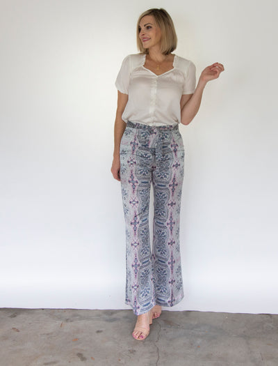 Nashya Paisley Pants by Lucy Paris