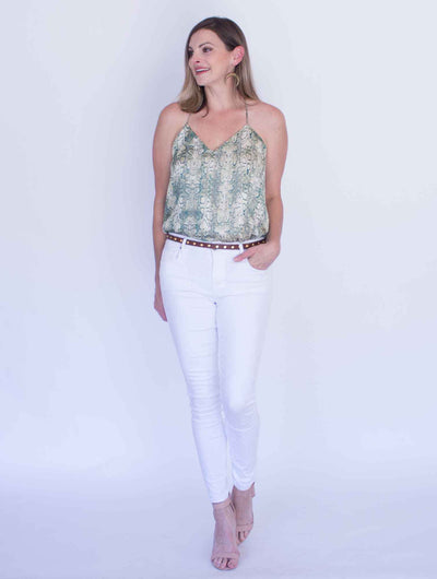 Kora Mid Rise Jean in Proper