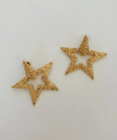 Gold Star Earrings
