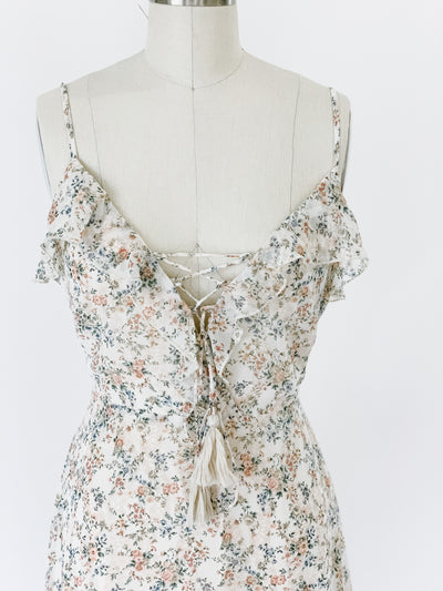 Soft Florals Maxi Dress