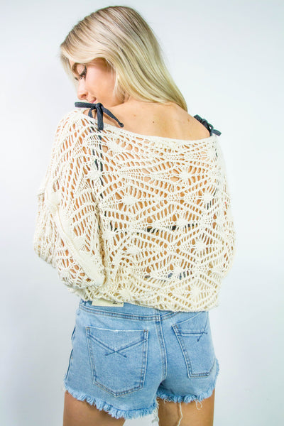 Loose Knit Beach Sweater
