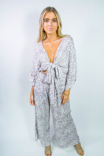 Soft Leopard Beach Pants