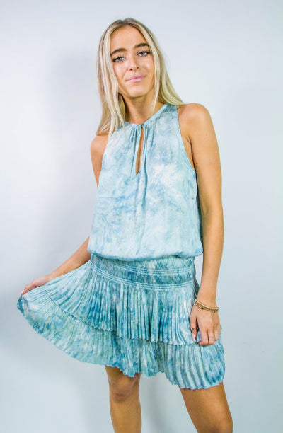 Watercolor Mini Dress