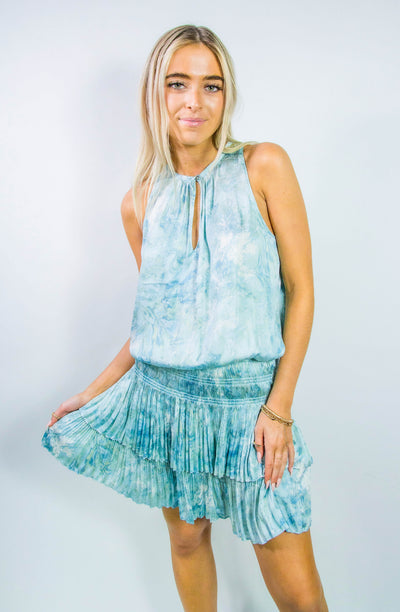 Watercolor Mini Dress