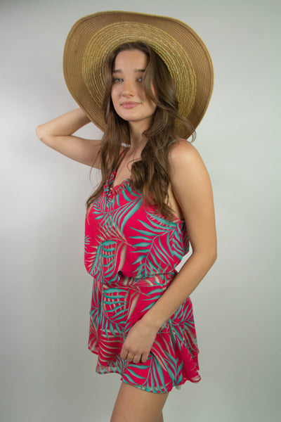 Tropical Print Swing Shorts