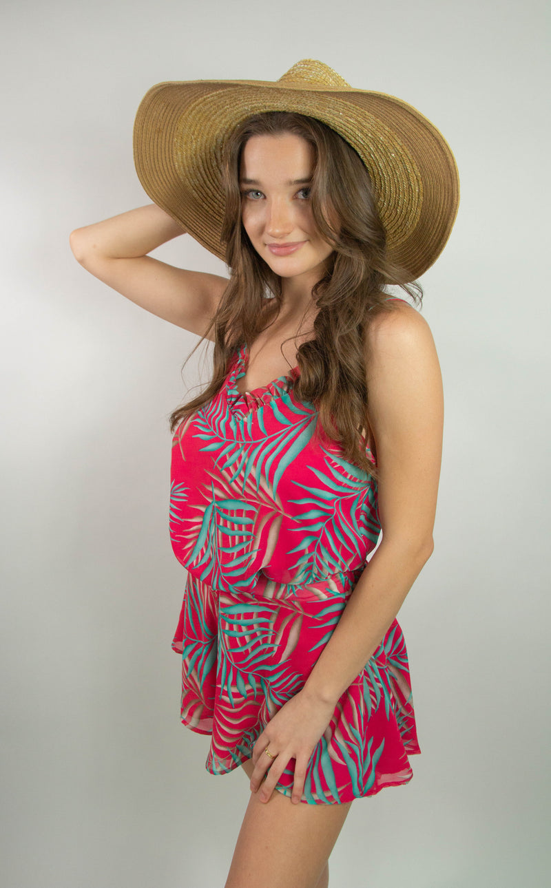 Tropical Print Swing Shorts