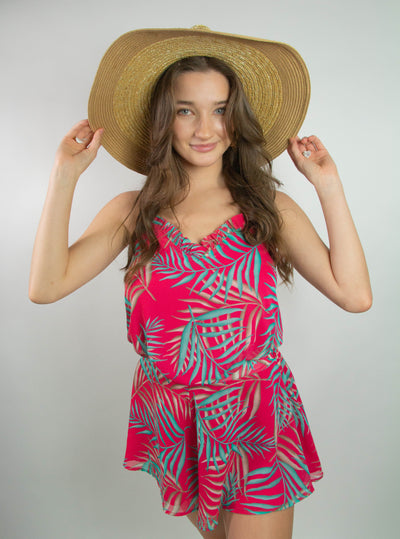 Tropical Print Swing Shorts