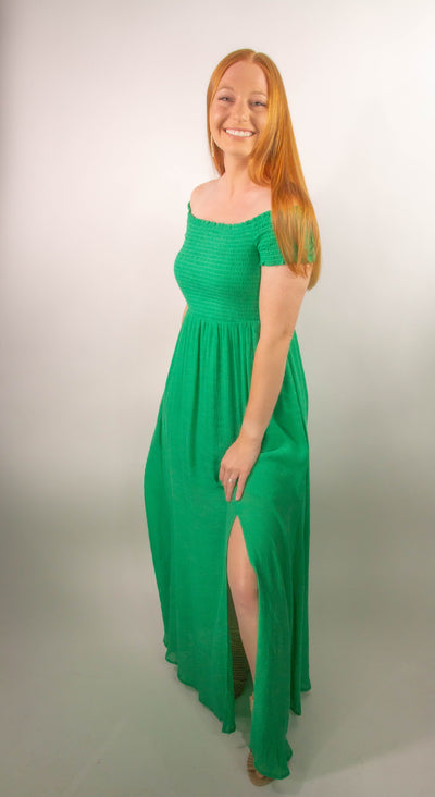 Off Shoulder Maxi Dress