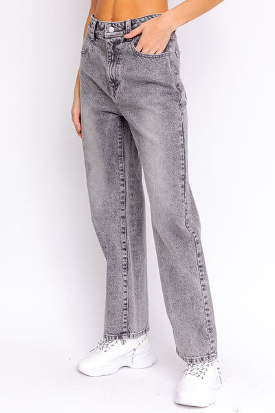 HIGH RISE STRAIGHT JEANS