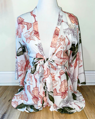 Floral Ruffle Shorts