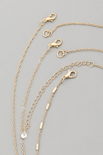 Dainty Layered Coin Choker Necklace