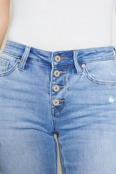 Kancan Lindsey Mid Rise Flare Jeans