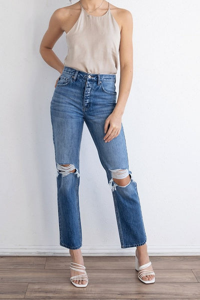 ULTRA HIGH RISE MEDIUM WASH 90S BOYFRIEND