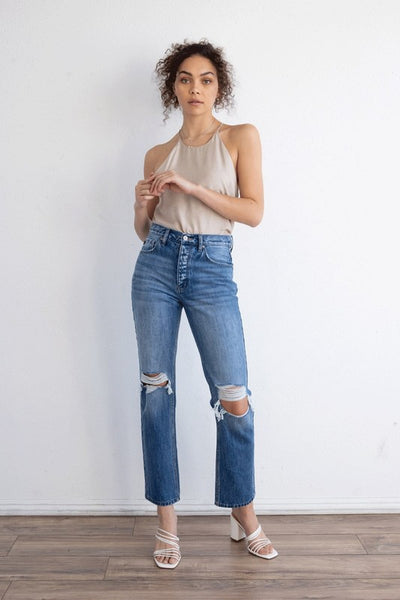 ULTRA HIGH RISE MEDIUM WASH 90S BOYFRIEND