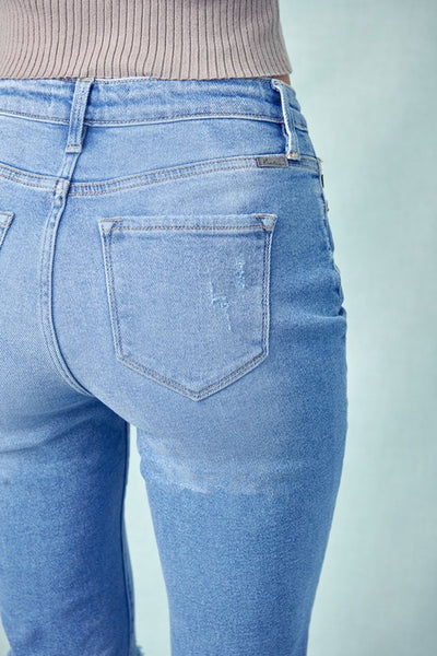 HIGH RISE CUFFED MOM JEAN