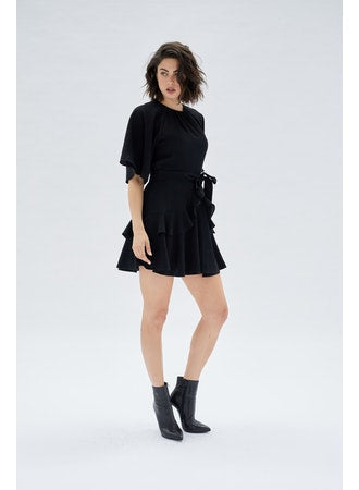 FATIMA FRILL MINI DRESS by minkpink