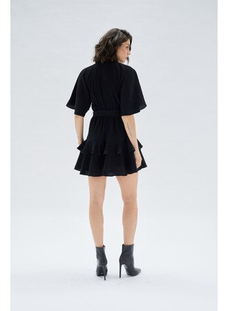 FATIMA FRILL MINI DRESS by minkpink