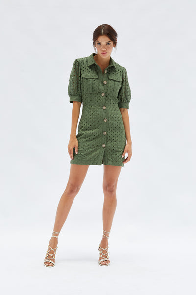 ROXIE MINI SHIRT DRESS