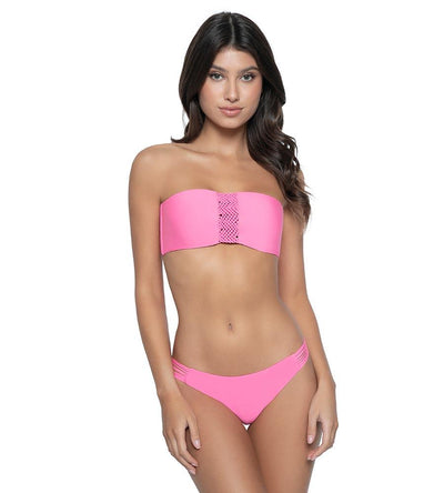 PINK TOPAZ ERIKA BANDEAU TOP BY PQ SWIM