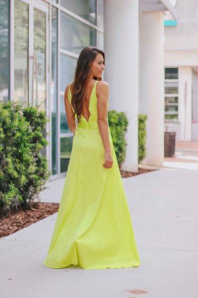 Satin Twist Split Hem Maxi