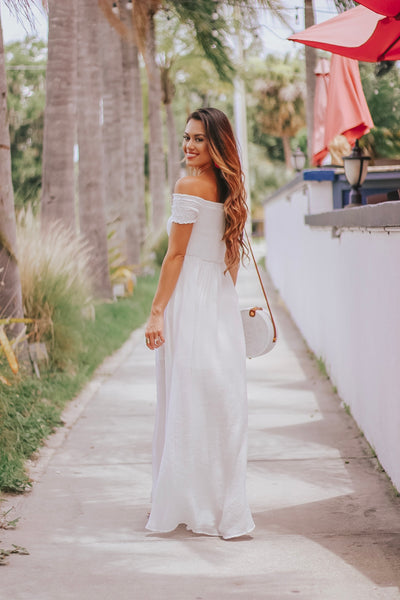Off Shoulder Maxi Dress