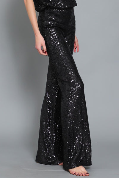 SEQUIN LONG PANTS