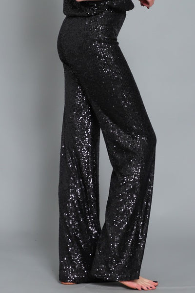 SEQUIN LONG PANTS