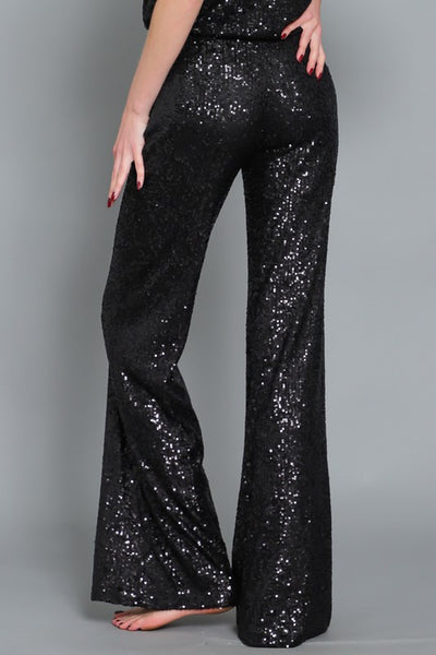 SEQUIN LONG PANTS
