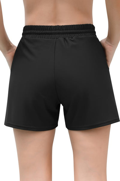 Women 5'' Elastic Waist Pocket Swim Board Short