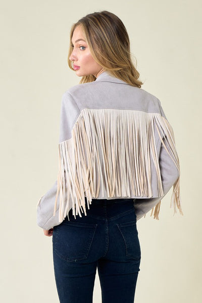 Fringe Suede Jacket