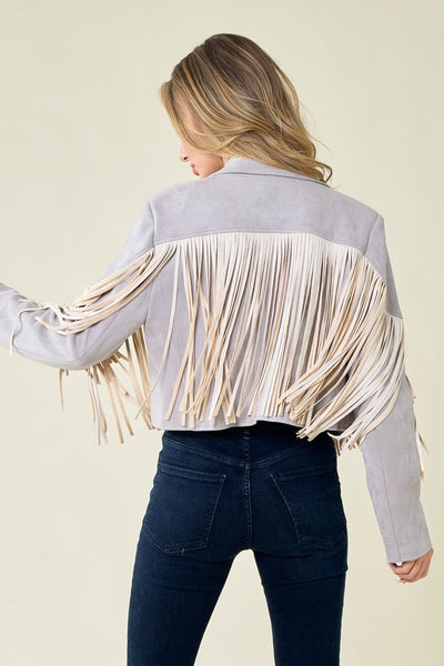 Fringe Suede Jacket